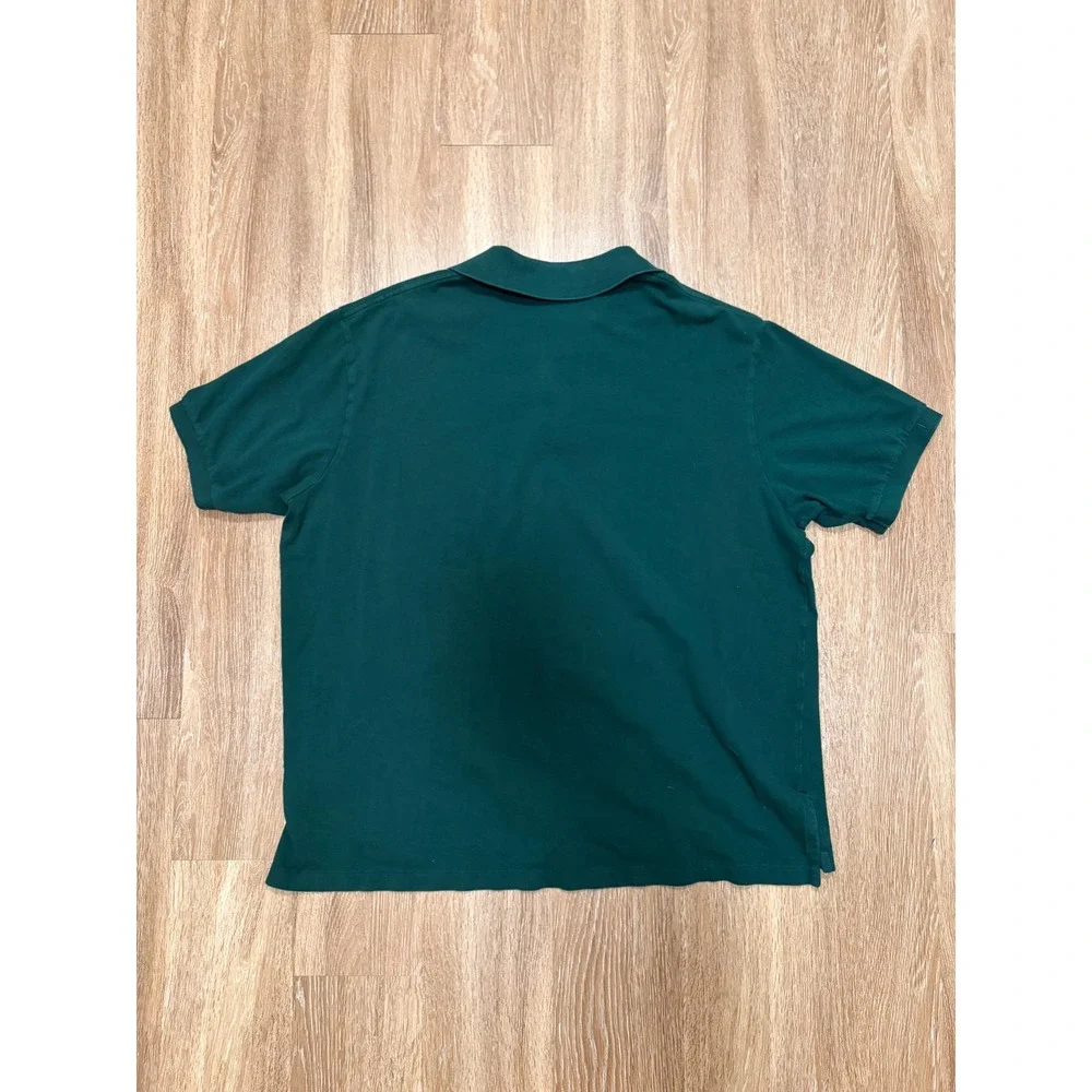 Polo Ralph Lauren Mens 3XB Big Forest Green Red Pony Cotton Pique Polo Shirt